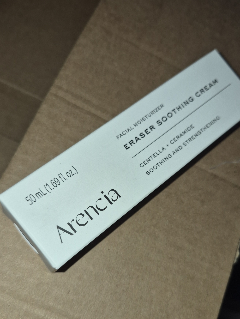 Eraser Soothing Cream - White Facial Moisturizer Arencia Nwt